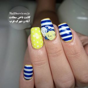 خدمات مانیکور ناخن ، خدمات طراحی ناخن ، خدمات ناخن سعادت آباد میدان کاج
